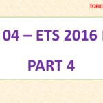 ETS 2016 NEW – PART 4 – TEST 4