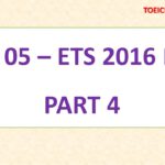ETS 2016 NEW – PART 4 – TEST 5