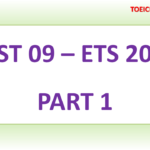 ETS 2016 – TEST 9 – PART 1