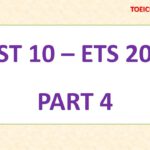 ETS 2019 – TEST 10 – PART 4