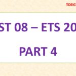 ETS 2019 – TEST 8 – PART 4