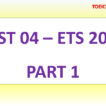 ETS TOEIC 2017 – TEST 4 – PART 1