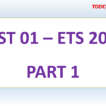ETS TOEIC 2019 – TEST 1 – PART 1
