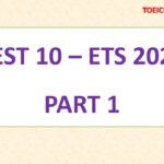 ETS 2022 – TEST 10 – PART 1