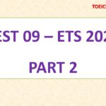 ETS 2022 – PART 2 – TEST 9